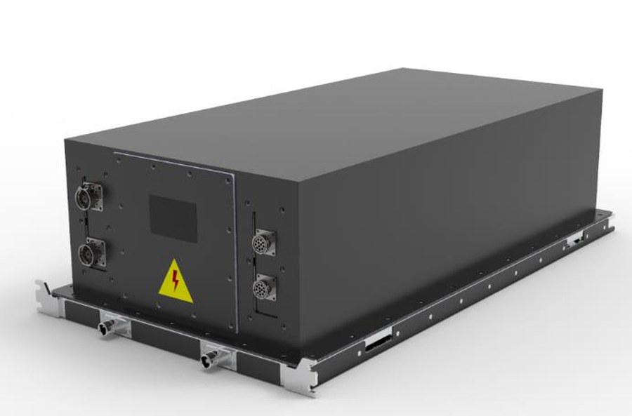 Das Schiffsbatteriepack 1P18S von der Steckerseite